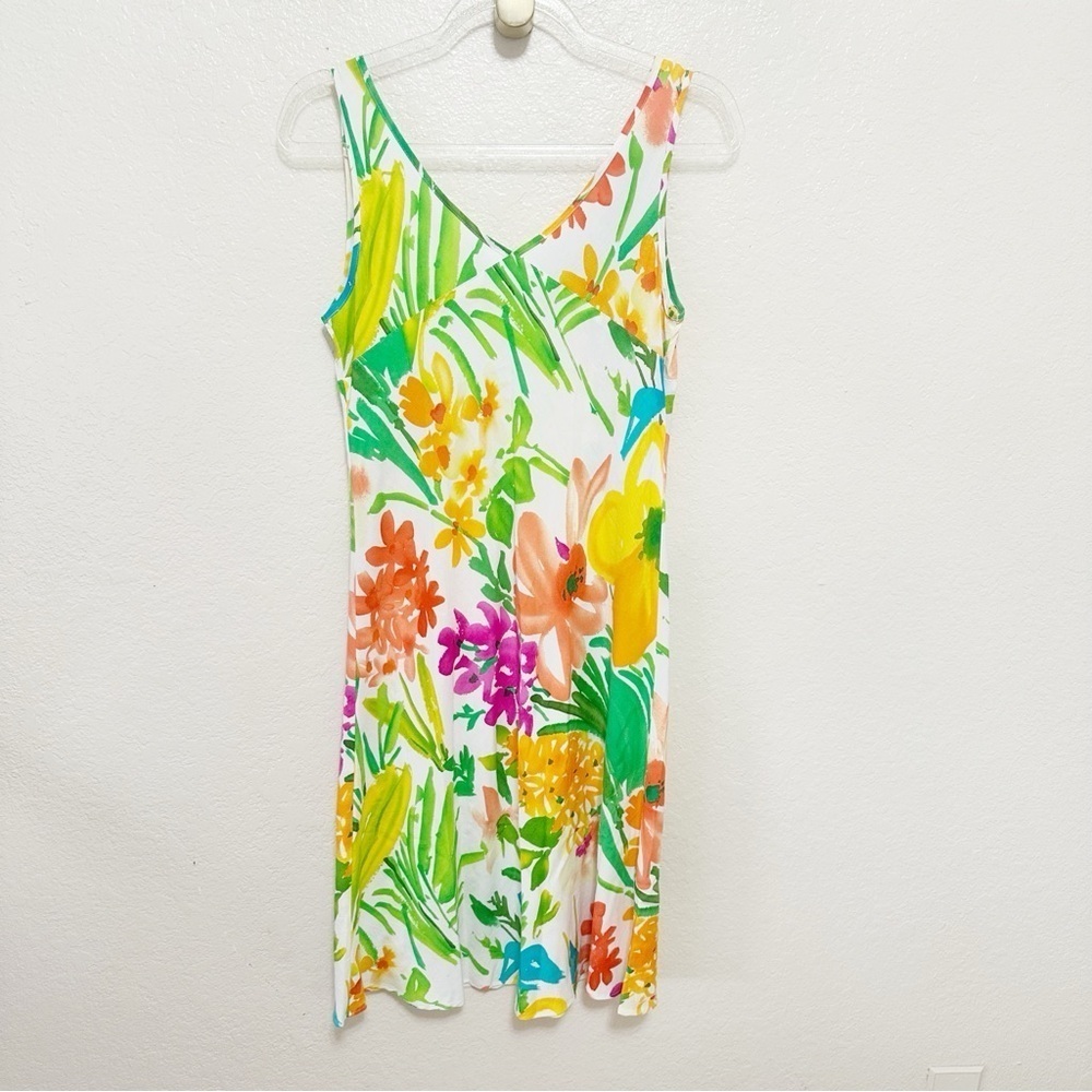 Vintage Hula Moon by Jams World Floral Printed dress size M - Picture 9 of 9